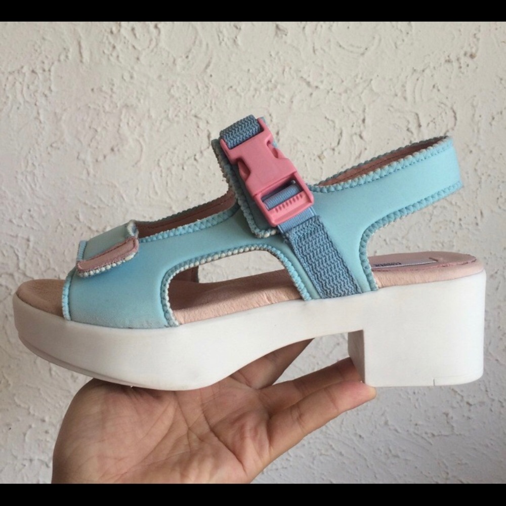 Miista buckle chunky heel sandal